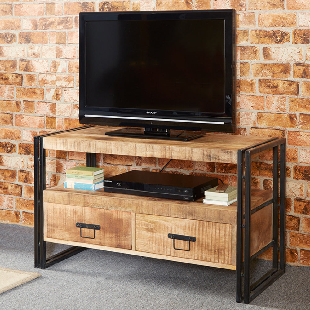 Industrial Range 2 Drawer Tv Stand