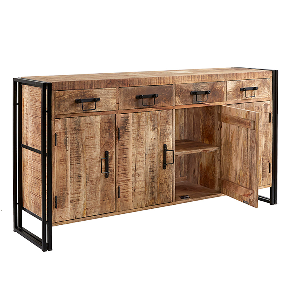 Industrial Range Extra Large Sideboard 3 Drawer & 3 Door