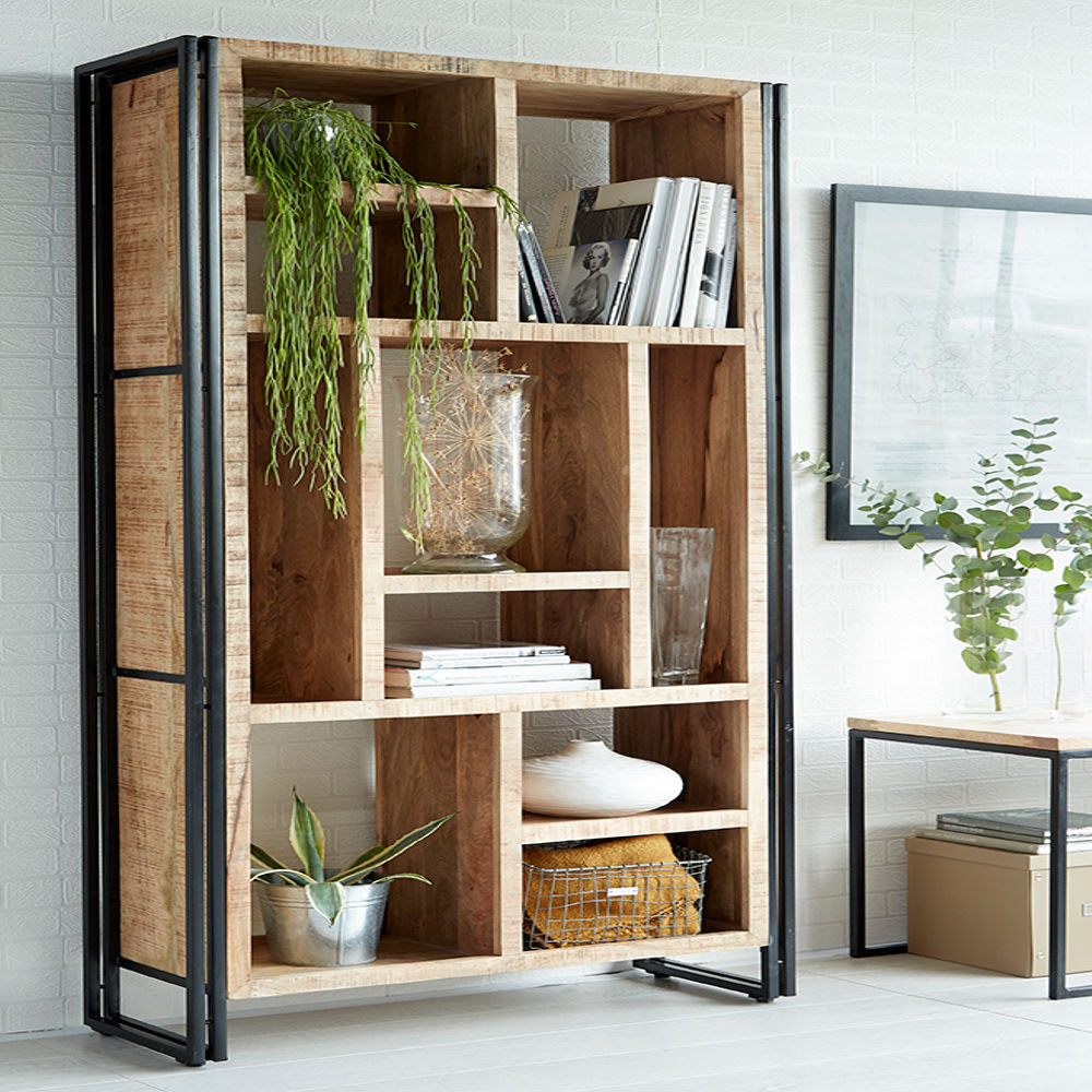 Industrial Range Multi Shelf Bookcase