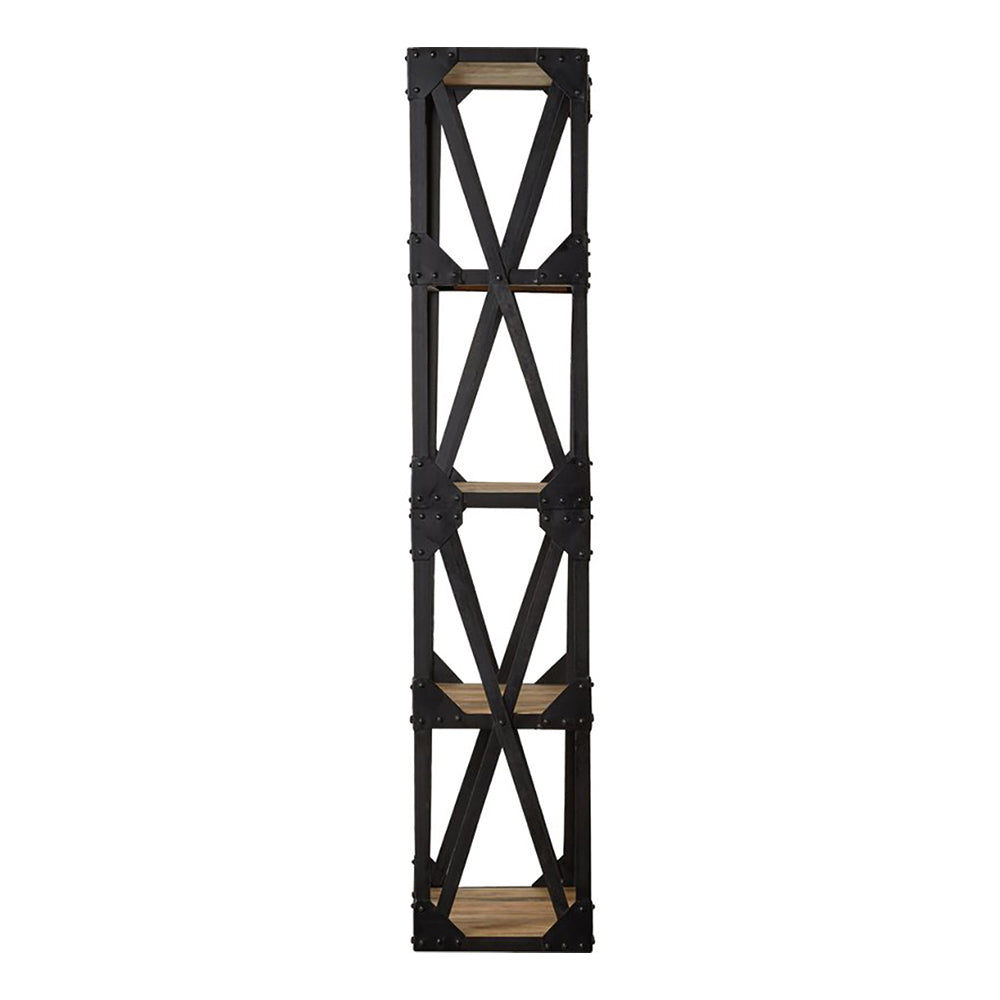 Industrial Range Open Bookcase