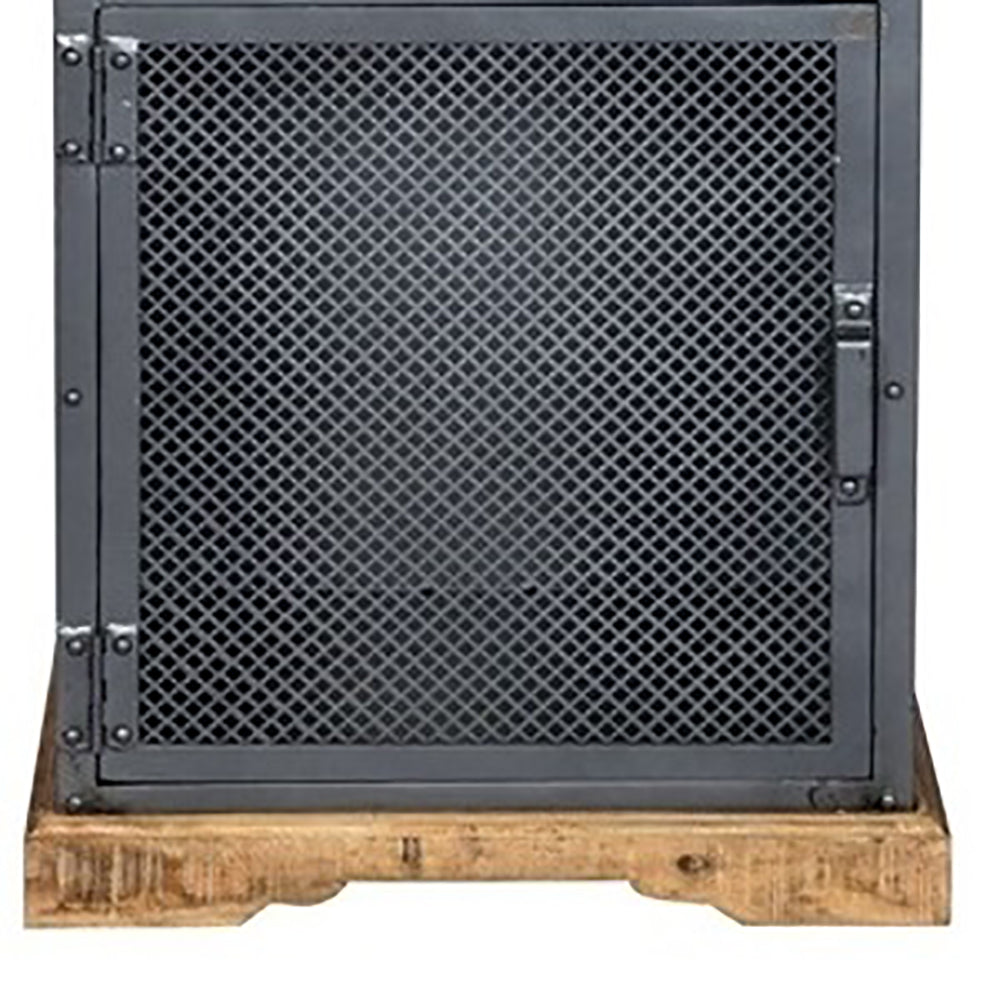 Industrial Range Narrow 1 Drawer & 1 Door Bookcase