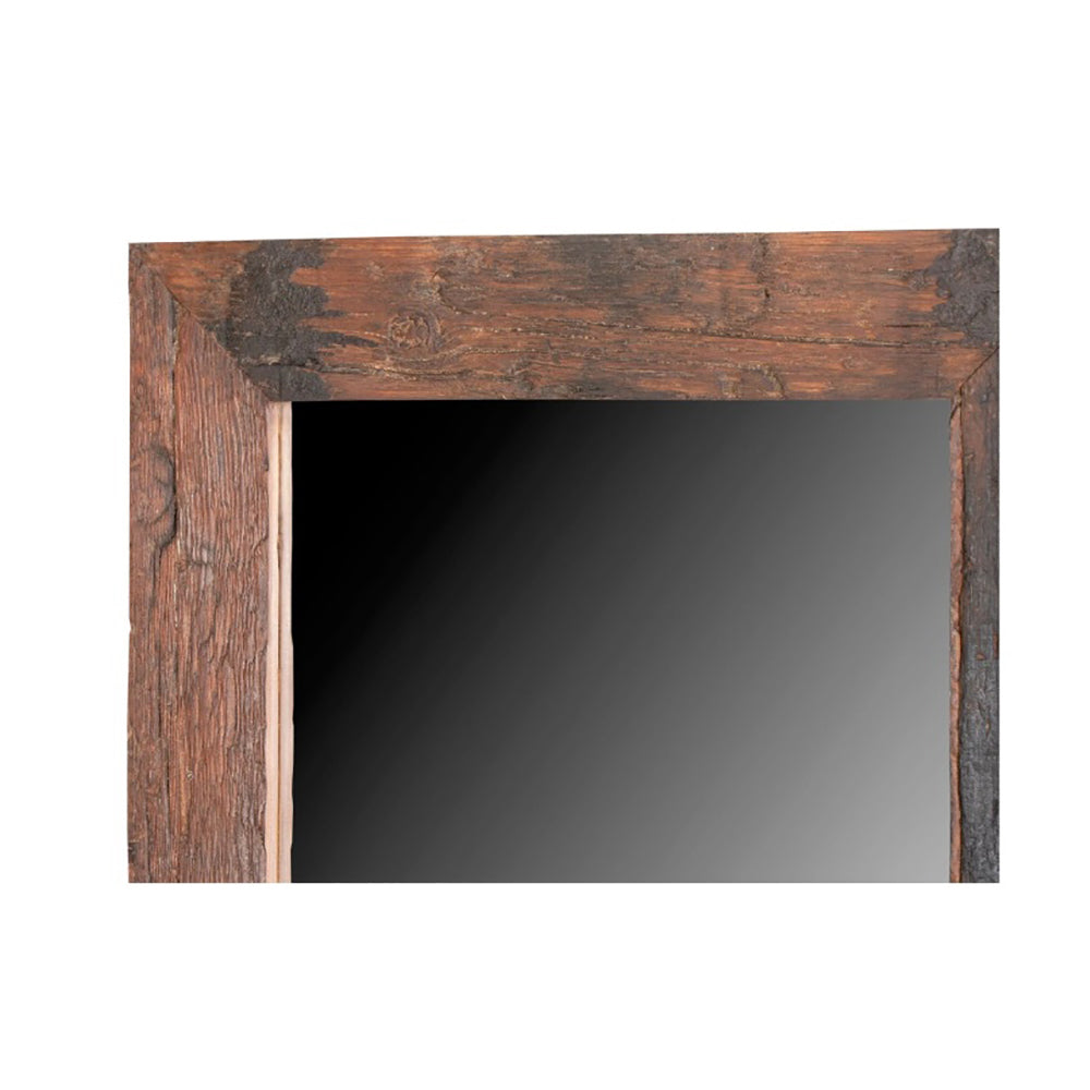 Driftwood With Reclaimed Wood Wall Mirror Frame Small
