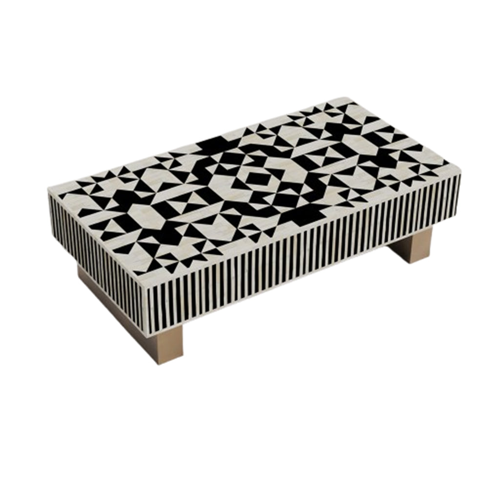 Eternal Bloom Black Coffee Table