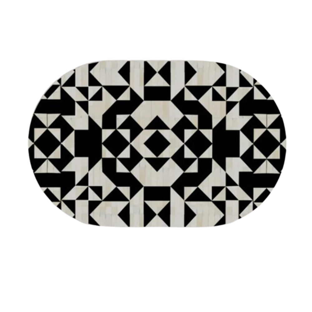 Chevron Charm White & Black Coffee Table