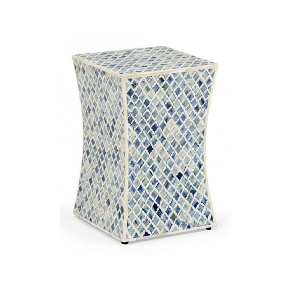 Ethereal Charm Blue & White Nightstand