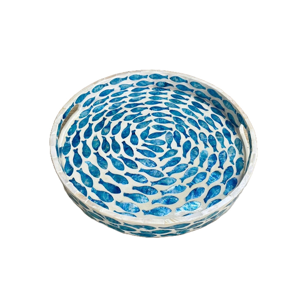 Stylish Decor Blue Tray