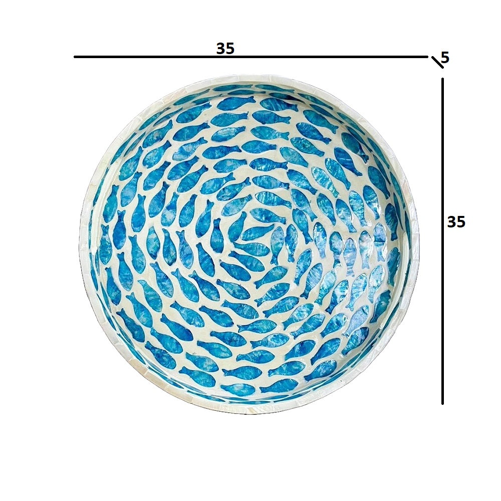 Stylish Decor Blue Tray