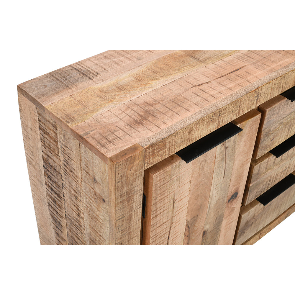 Rough Swan Timber Large Sideboard 2 Door 3 Drawer