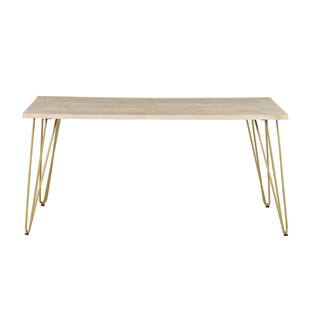 Boston Light Gold Dining Table
