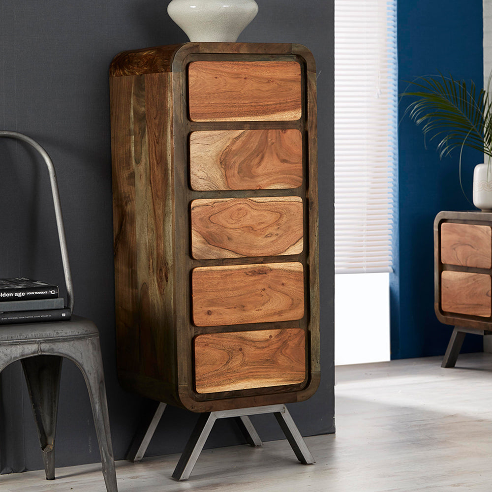 Jodhpur Jewel 5 Drawer Tall Chest