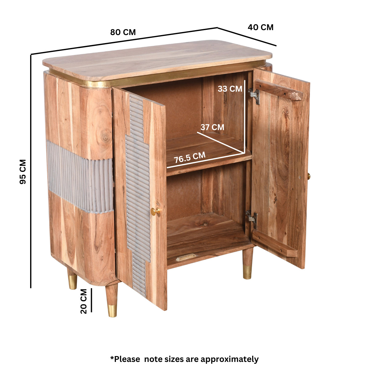 Baku Range 2 Doors Small Sideboard