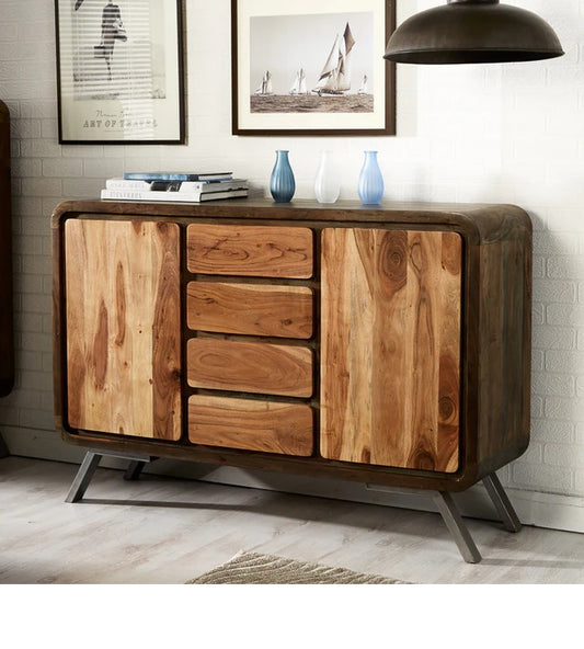 Jodhpur Jewel Large Sideboard 4 Drawer & 2 Door