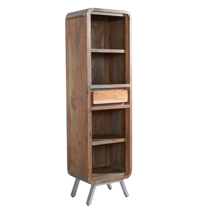 Jodhpur Jewel Narrow Bookcase & 1 Drawer