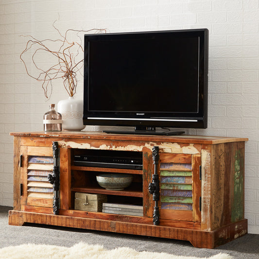 Reclaimed Style Tv Cabinet 2 Door