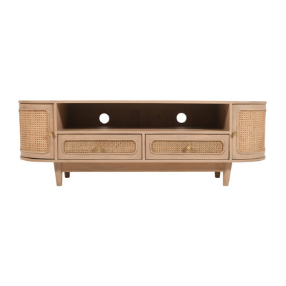 Franch Collection Cane 2 Drawers Tv Cabinet