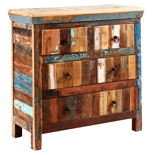 Reclaimed Style 4 Drawer Chest