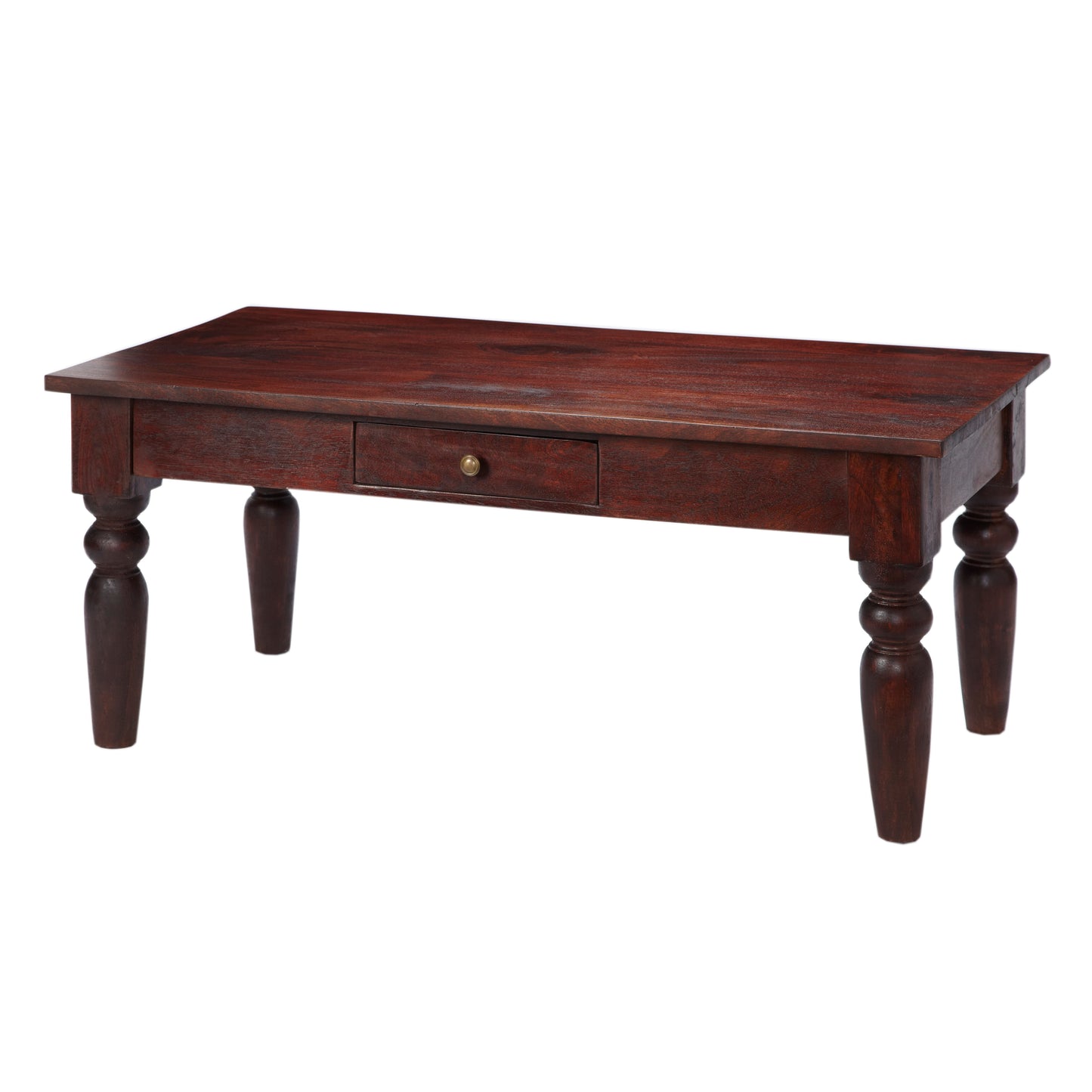 Maharaja Dark Coffee Table With 1 Drawer