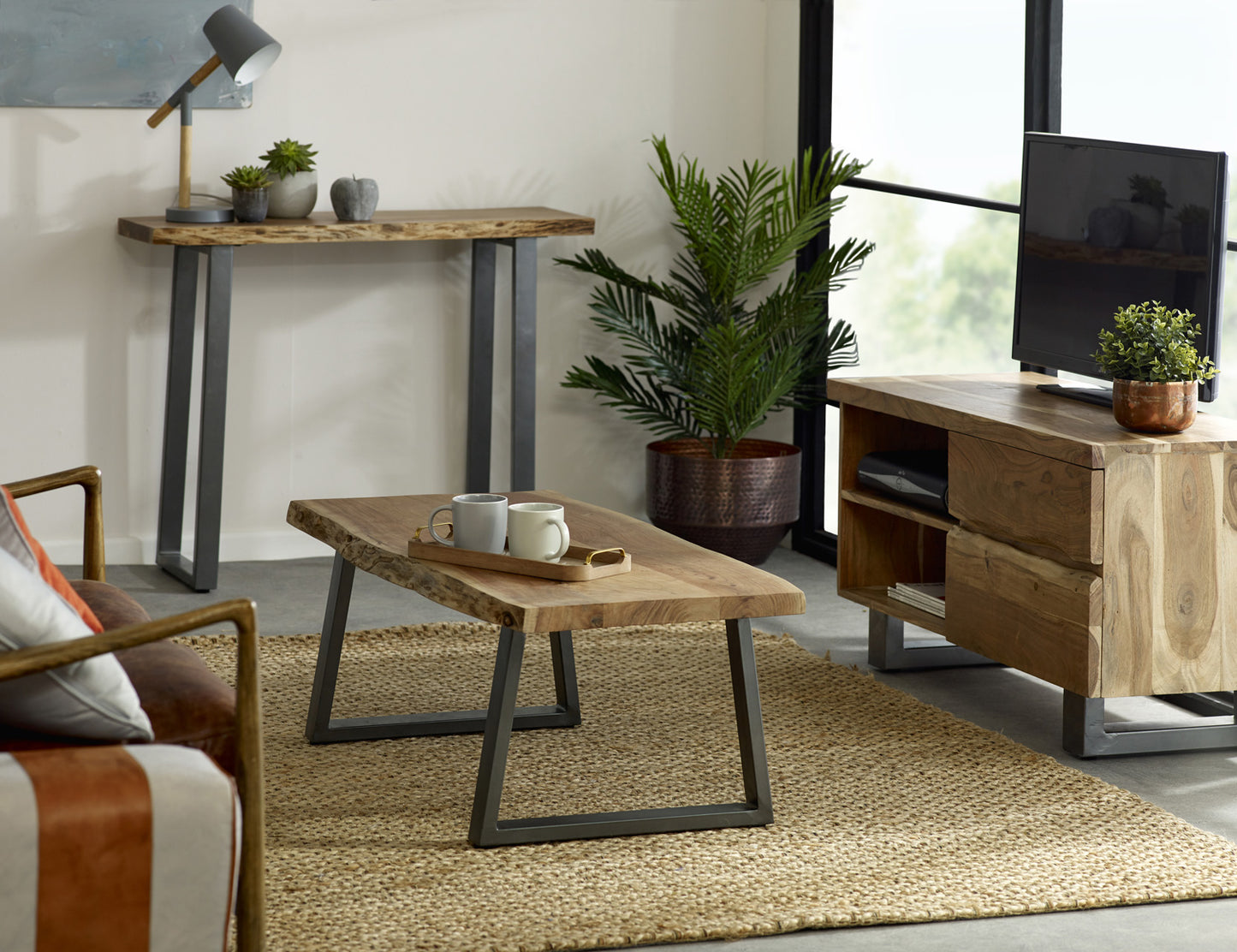 Live Edge Live Style Console Table