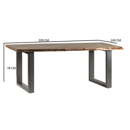 Live Edge Live Style Dining Table 2 M