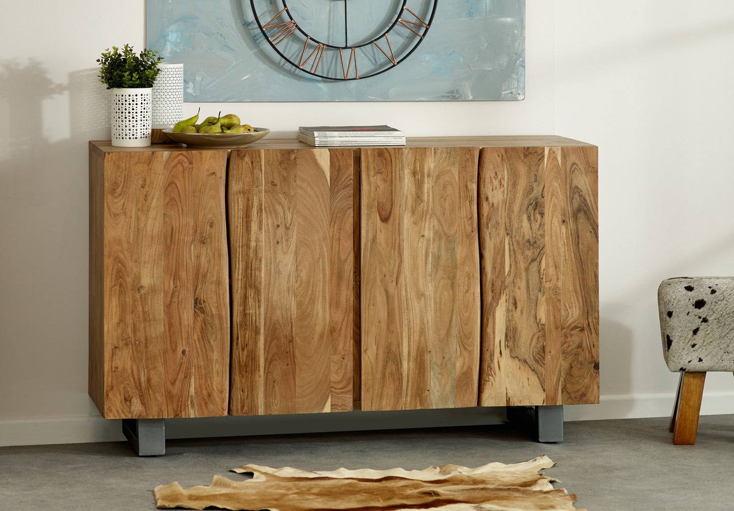 Live Edge Live Style Large Sideboard 4 Drawer