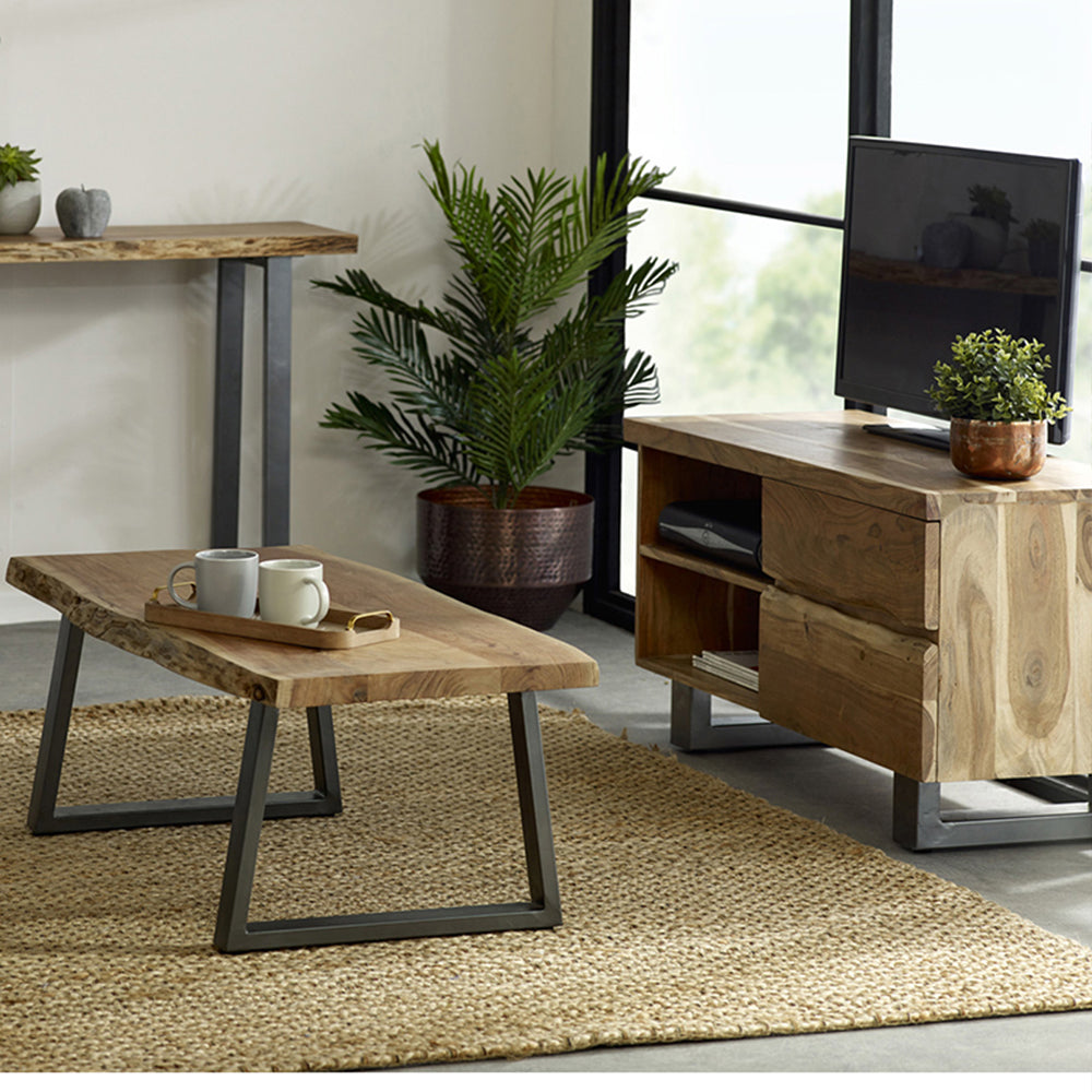 Live Edge Live Style 2 Drawer Small Tv