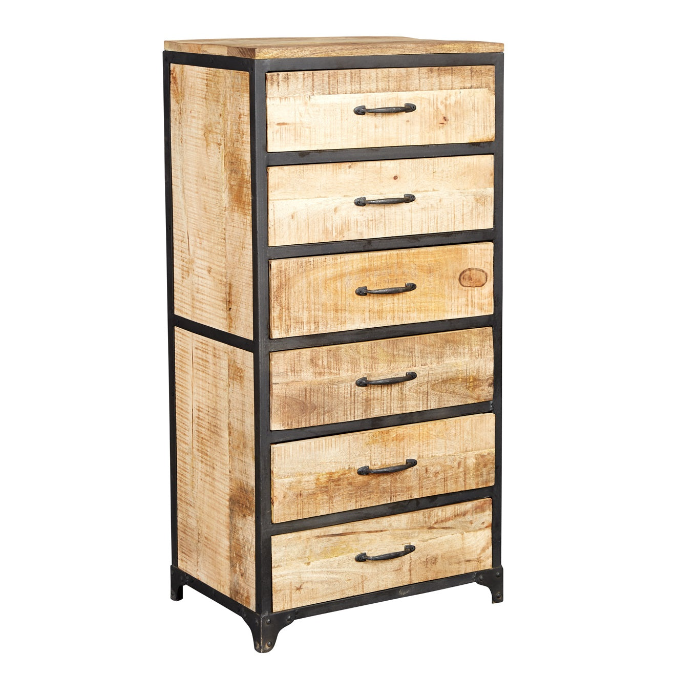 Industrial Range Tall 6 Drawer Chest