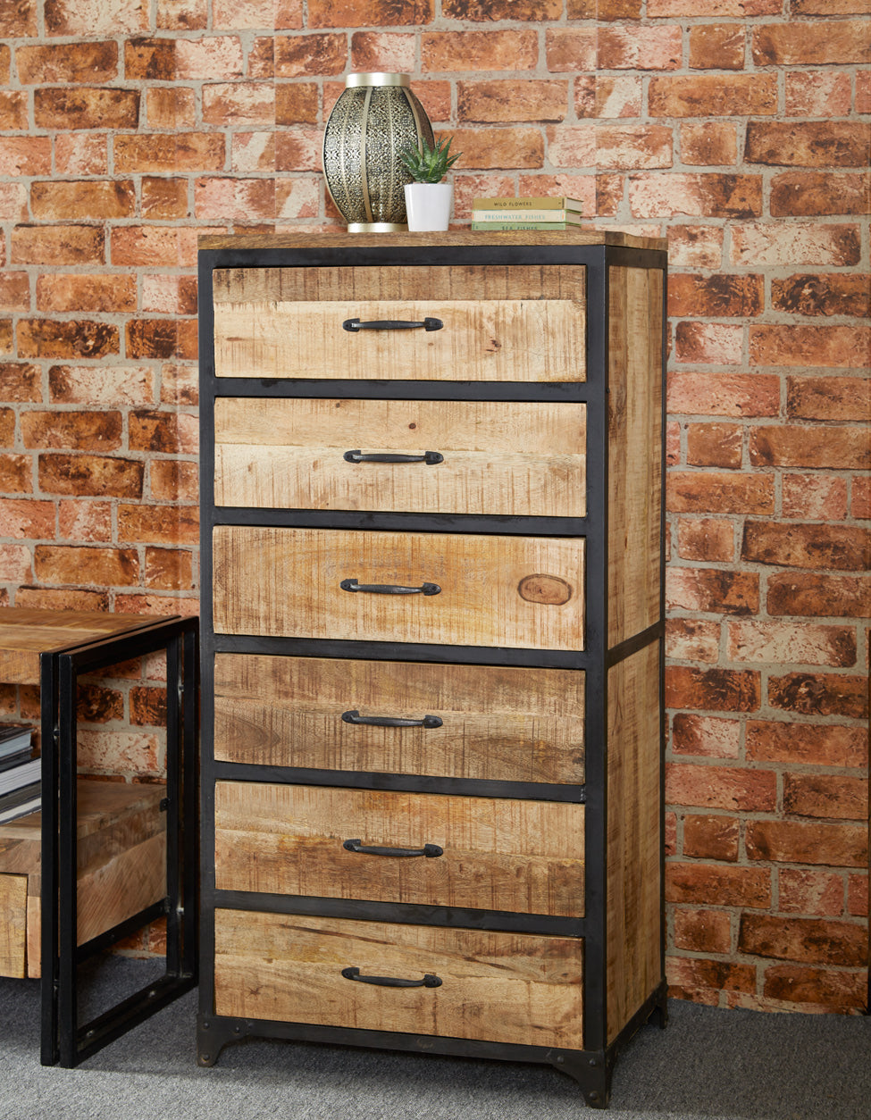 Industrial Range Tall 6 Drawer Chest