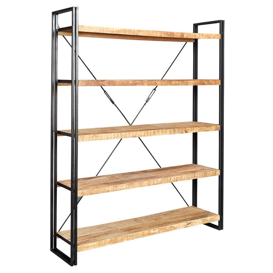 Industrial Range Large Open Bookcase