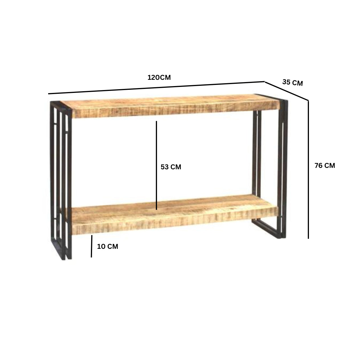 Industrial Range Console Table