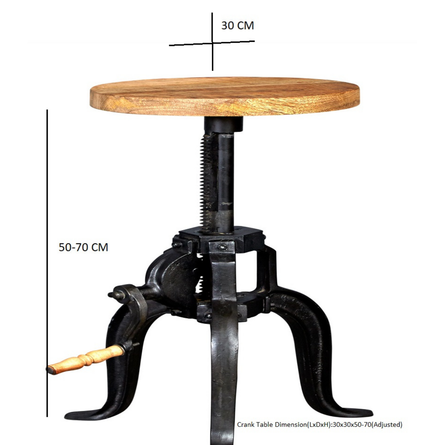 Industrial Range Small Crank Table