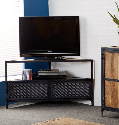 Industrial Range Corner Tv Unit