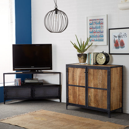 Industrial Range Corner Tv Unit