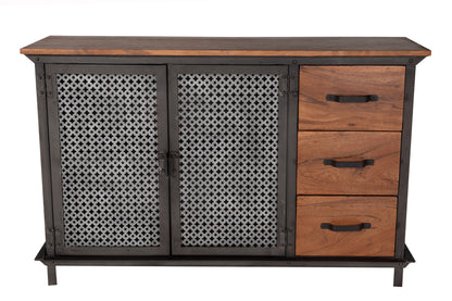 Urban Industrial 3 Drawer & 2 Door Sideboard