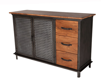 Urban Industrial 3 Drawer & 2 Door Sideboard