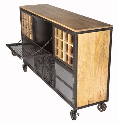 Urban Industrial Evoke Bar Cabinet