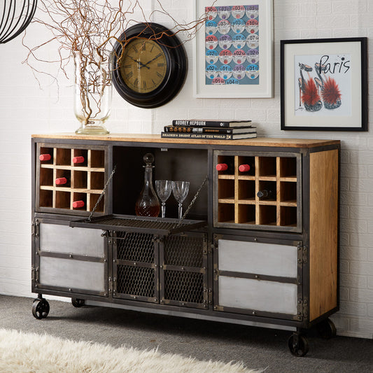 Urban Industrial Evoke Bar Cabinet