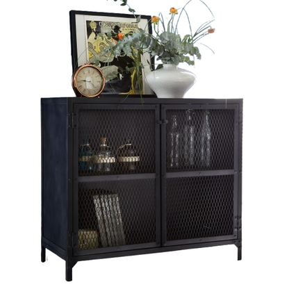 Industrial Range Iron Small 2 Door Sideboard