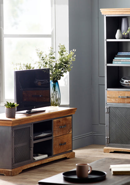 Industrial Range 2 Drawer & 2 Door Tv Media Unit