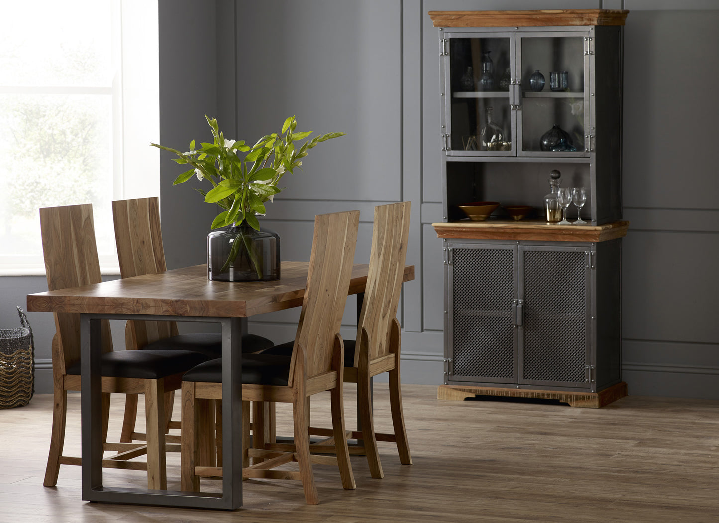 Industrial Range Sideboard Hutch