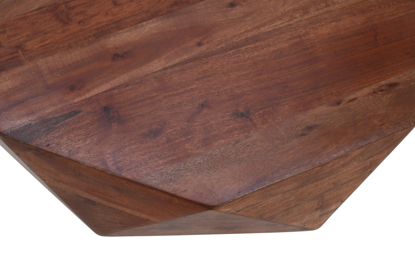 Diamond Shape Coffee Table Dark Brown