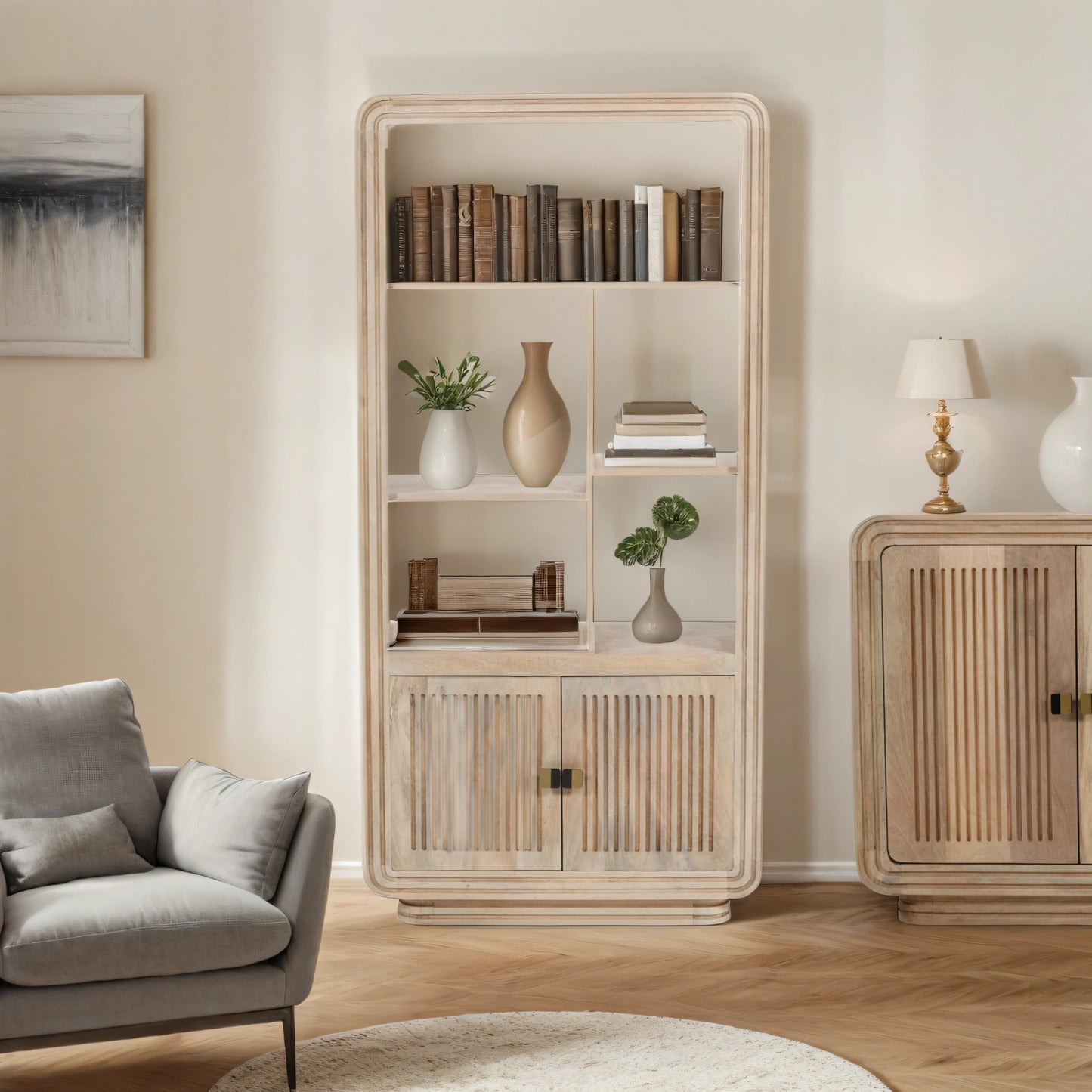 Casablanca Carved Bookcase