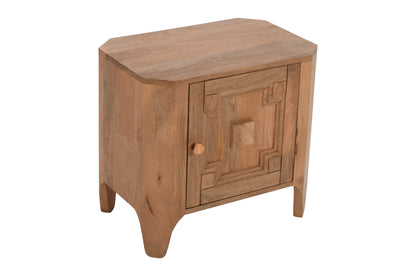 Heritage Oak 1 Door Bedside Table