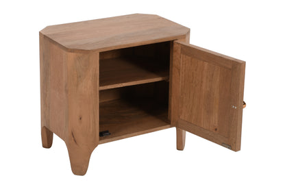 Heritage Oak 1 Door Bedside Table