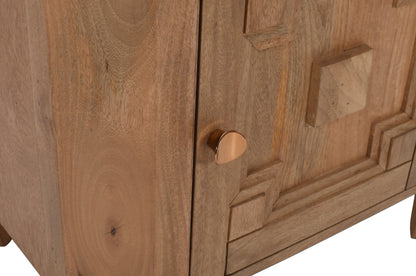 Heritage Oak 1 Door Bedside Table