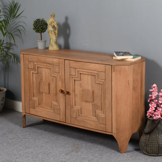 Heritage Oak 2 Door Small Sideboard With Storage