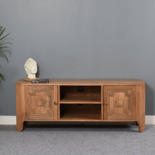 Heritage Oak 2 Door Tvc With Storage