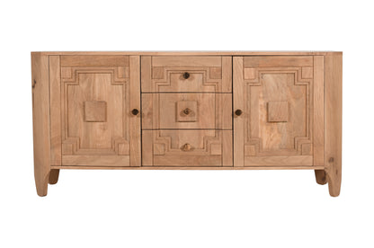 Heritage Oak 2 Door Large Sideboard With Storage