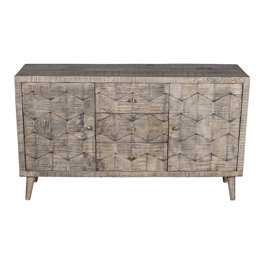 Planet Green 2 Door 3 Drawer Sideboard