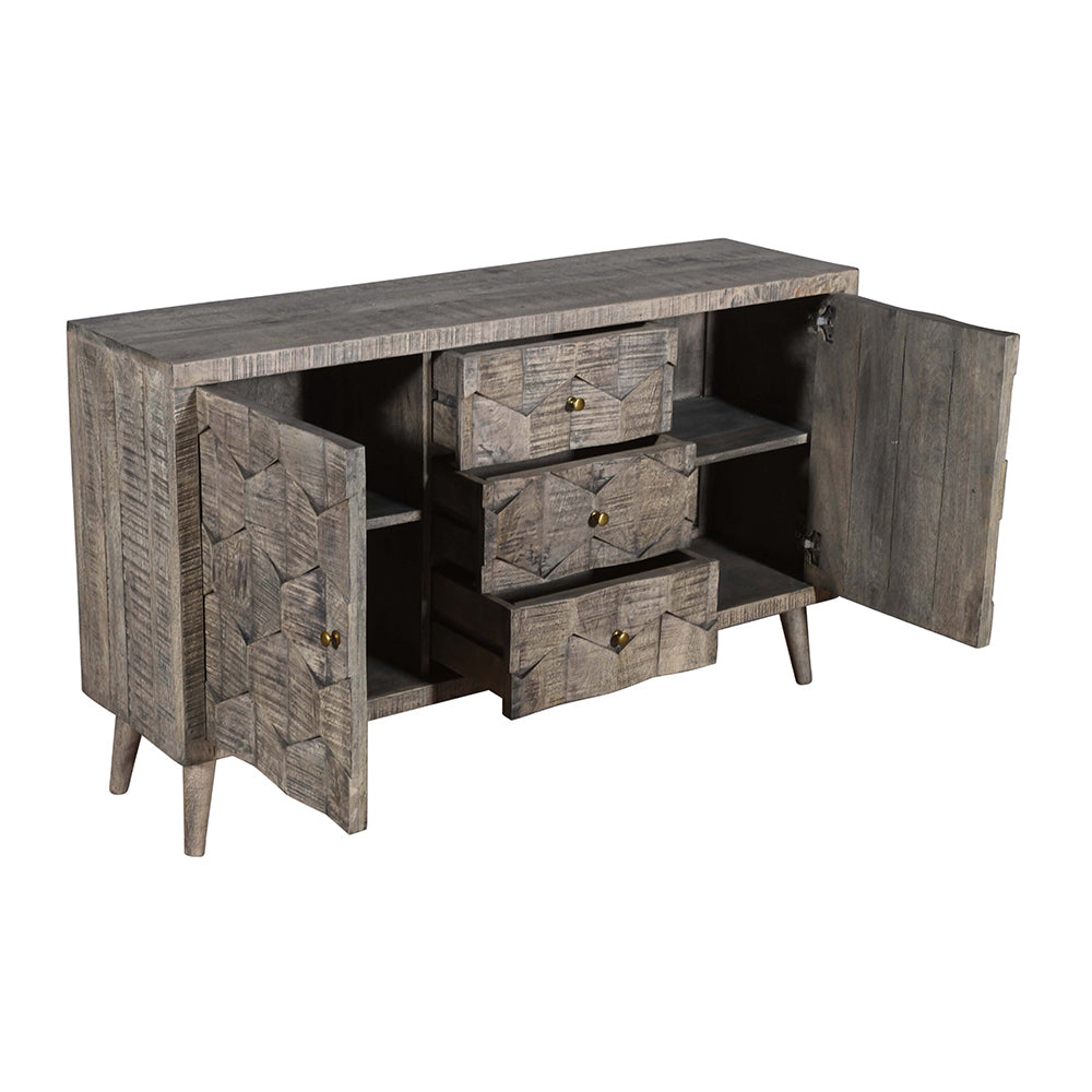 Planet Green 2 Door 3 Drawer Sideboard