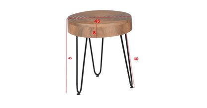 Unique Round Side Table